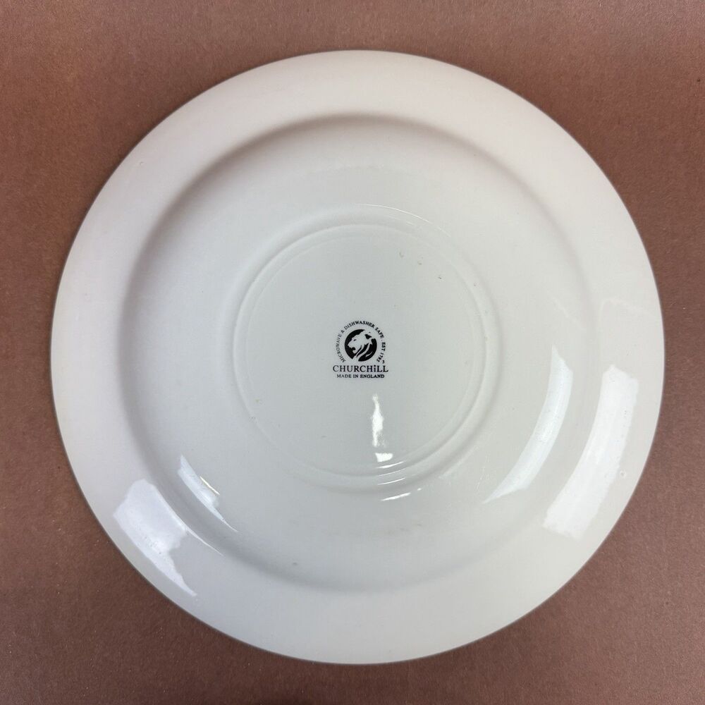 Churchill Helsinki Finlandia Coupe Dinner Plate Porcelain England 10 1/4" - Picture 2 of 2